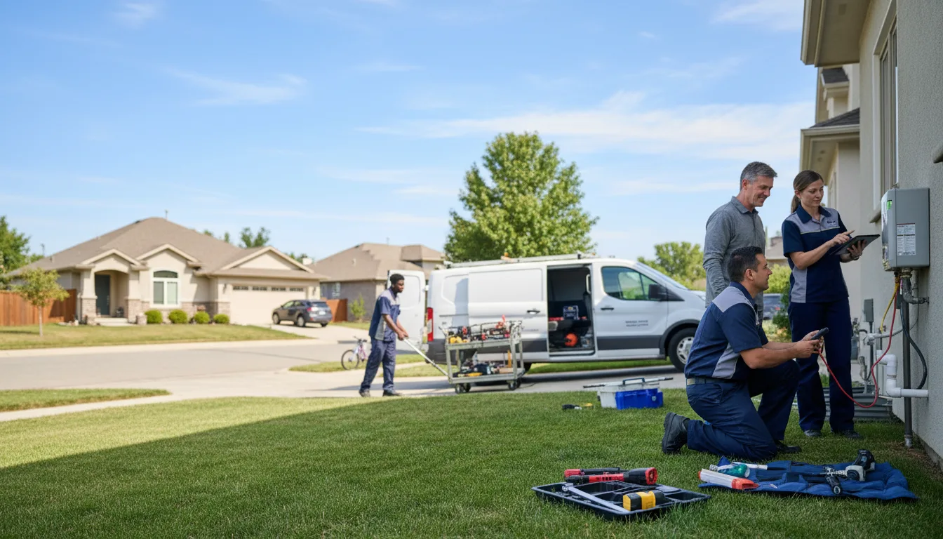 Tankless water heater service in Ogden, KS